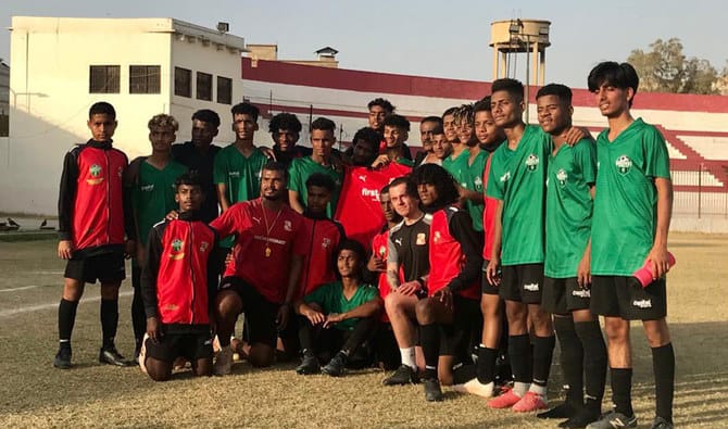 England Football Coach Joshua Visits Lyari, Praises Young Talent